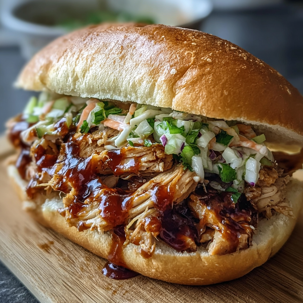 Alabama BBQ Chicken Chopped Sandwich Recipe