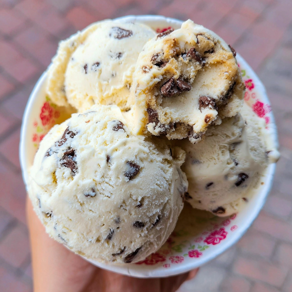 Chocolate Chip Cookie Dough Ice Cream: A Sweet Treat