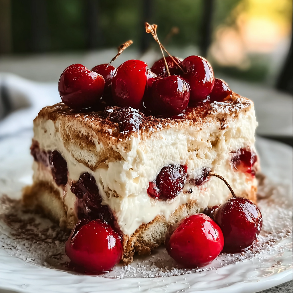 Cherry Amaretto Tiramisu