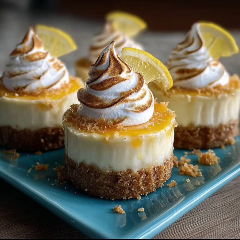 Lemon Meringue Cheesecakes for Every Occasion
