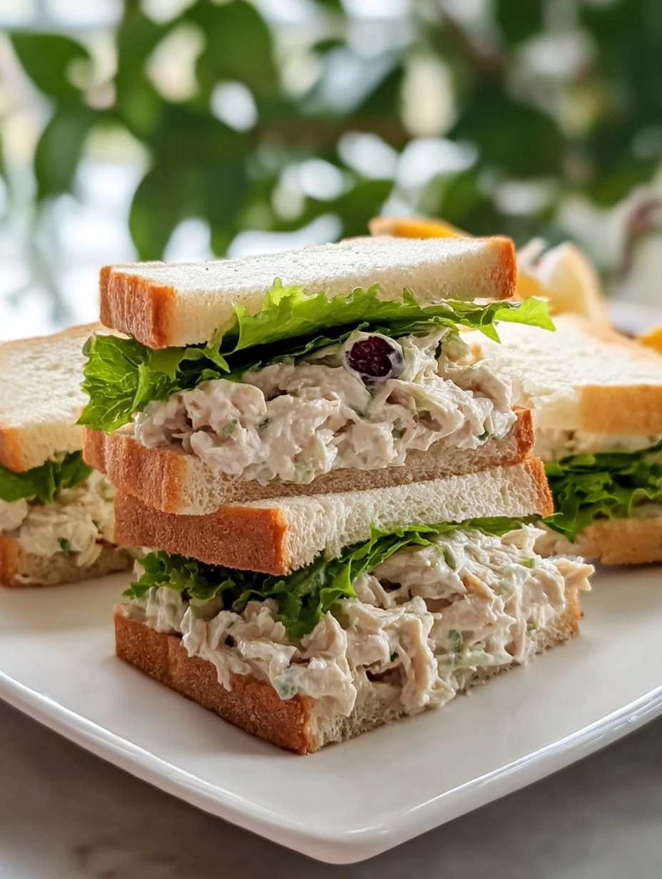 Chicken Salad Tea Sandwiches: A Light and Sweet Snack