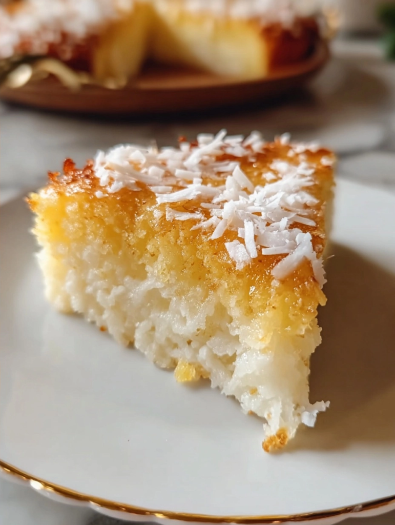 Sticky Coconut Cake Recipe: A Silky Treat