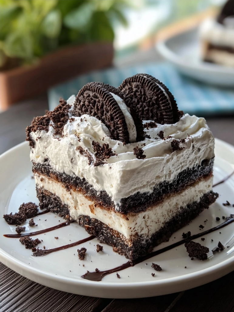SUMMER OREO ICE BOX CAKE: Easy, No-Bake Treat