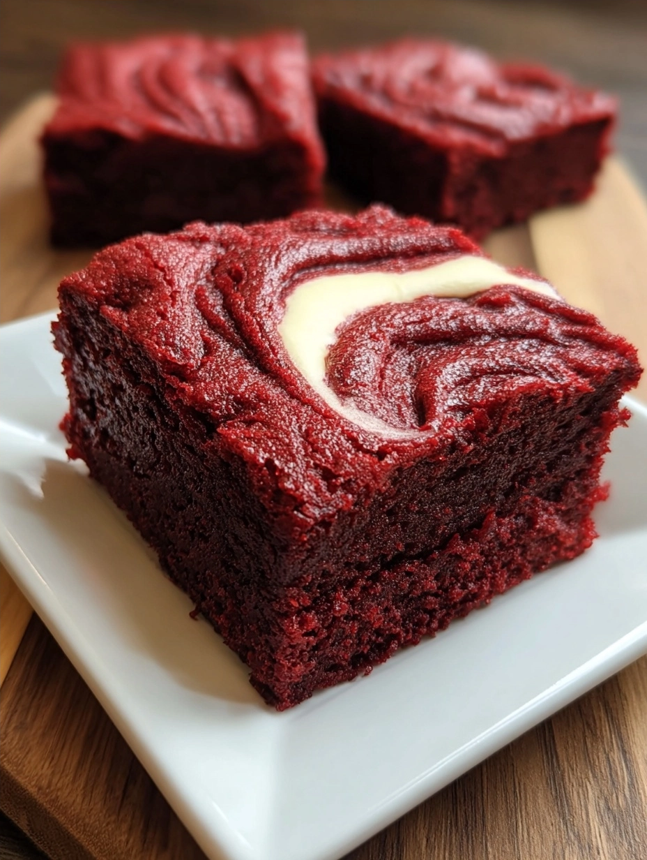 Fudgy Red Velvet Brownies: A Rich, Vibrant Treat for Every Occasion