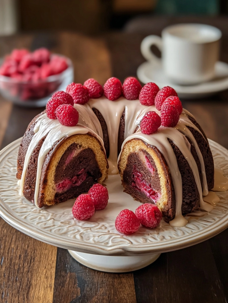Chocolate Raspberry Bundt Cake Recipe