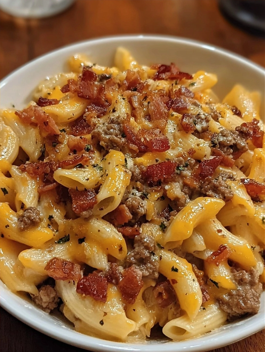 Loaded Bacon Cheeseburger Pasta: A One-Pan Comfort Classic