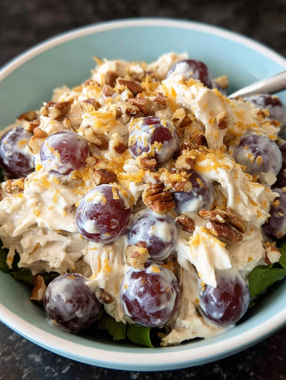 Chicken Salad Chick Grape Salad | Creamy Dessert Delight – Eminent Recipes