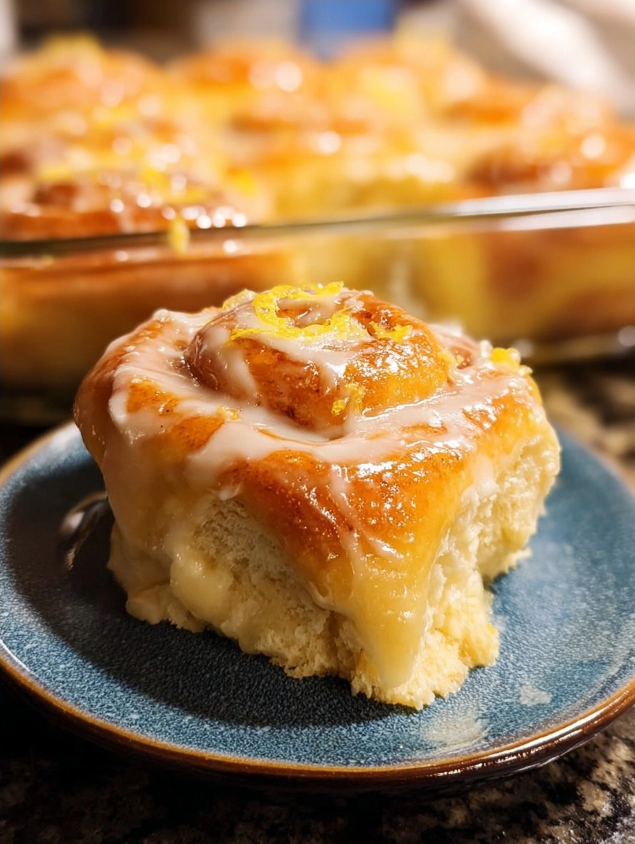 Lemon Sweet Rolls Recipe: Flaky, Zesty Baked Treats