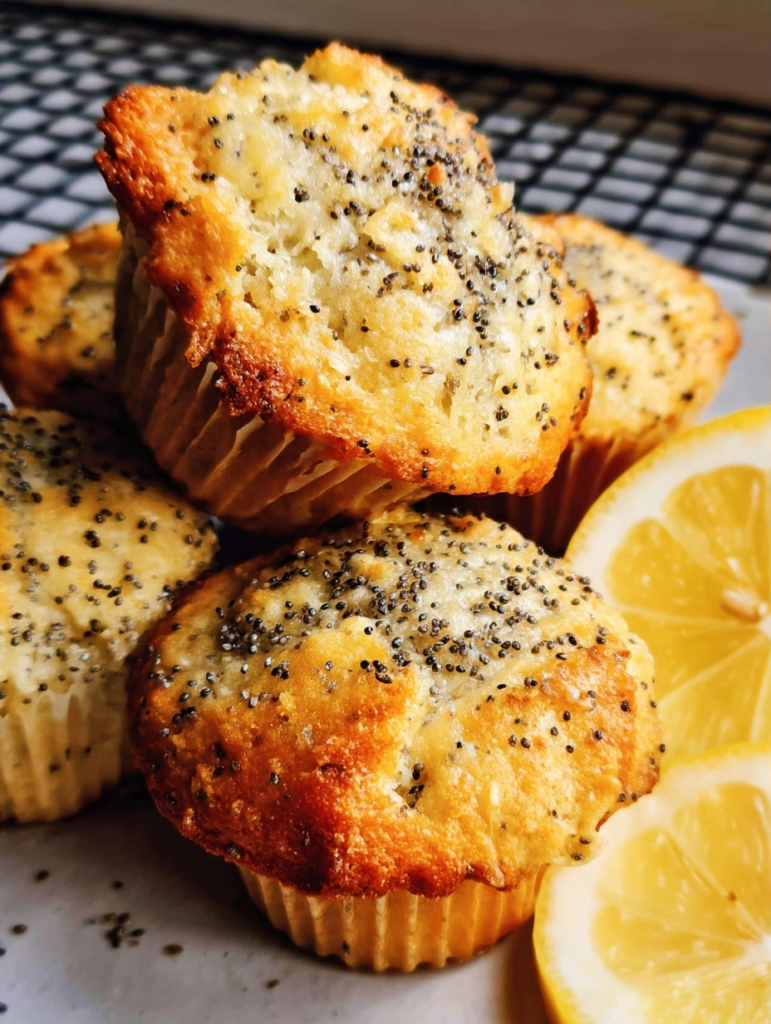 Lemon Poppy Seed Muffins for Bright, Fluffy Bites