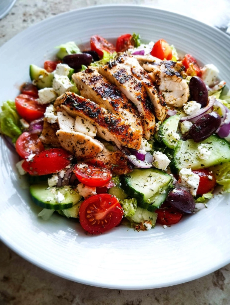 Greek Salad With Chicken: Fresh, Flavorful, and Family-Friendly