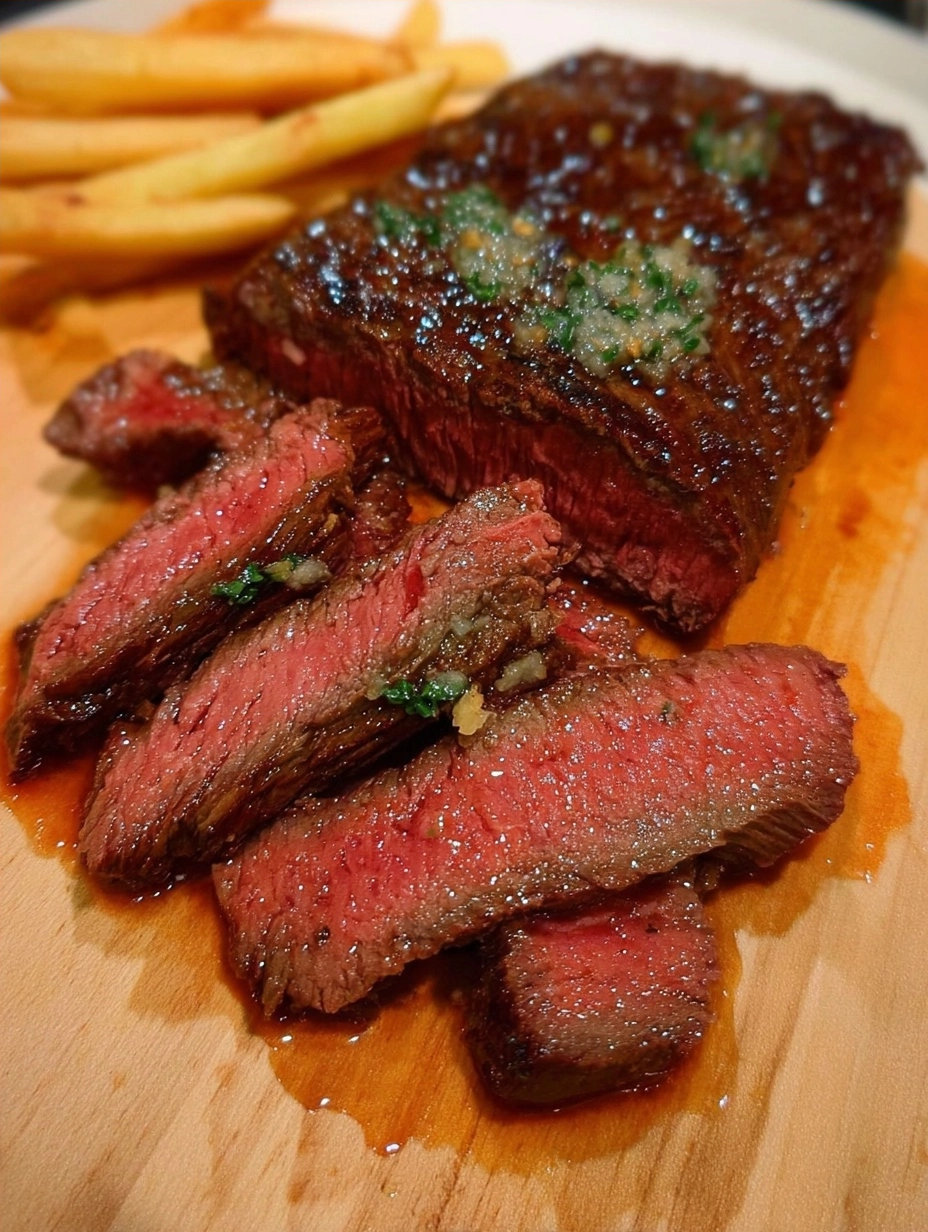 Flat Iron Steak with Ginger-Sherry Sauce: A Quick Family Favorite