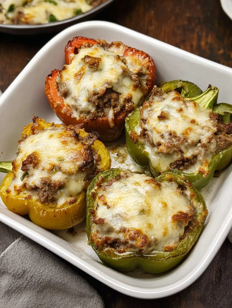 Philly Cheesesteak Stuffed Peppers: A Flavorful Twist