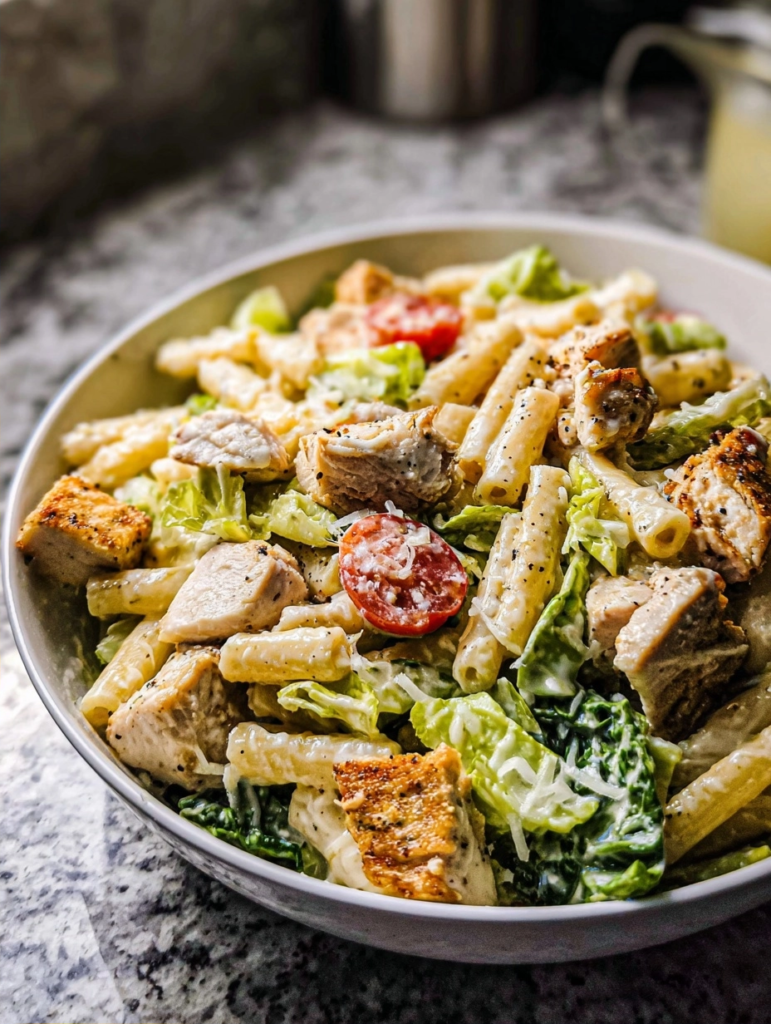 Chicken Caesar Pasta Salad Recipe: Quick, Flavorful